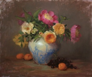Peonies and Roses 20x24